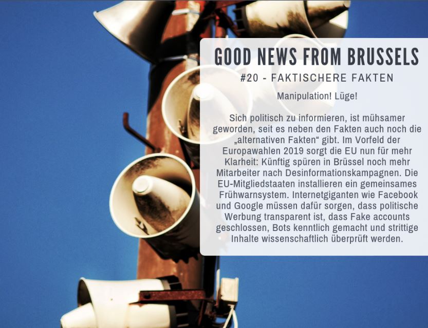 Good News from Brussels #20