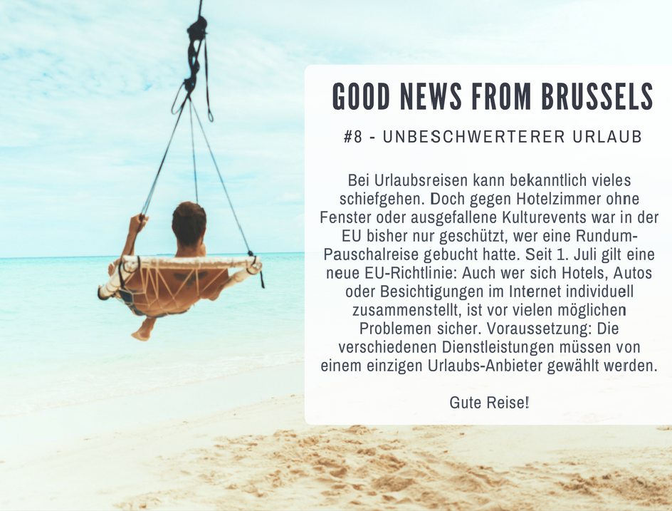 Good News from Brussels #8
