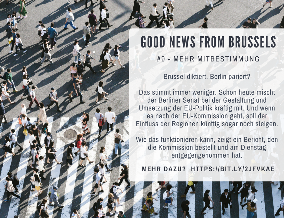 Good News from Brussels #9