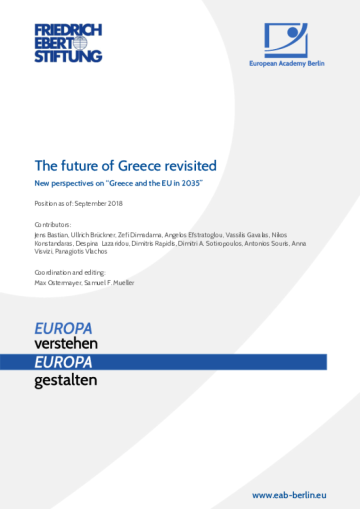 The future of Greece revisited New perspectives on “Greece and the EU in 2035”