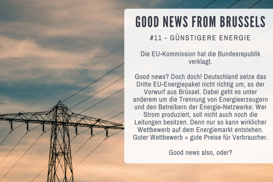 Good News from Brussels #11