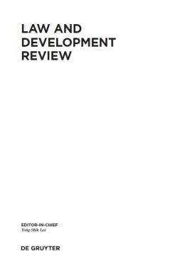 Cover of Law and Development Review