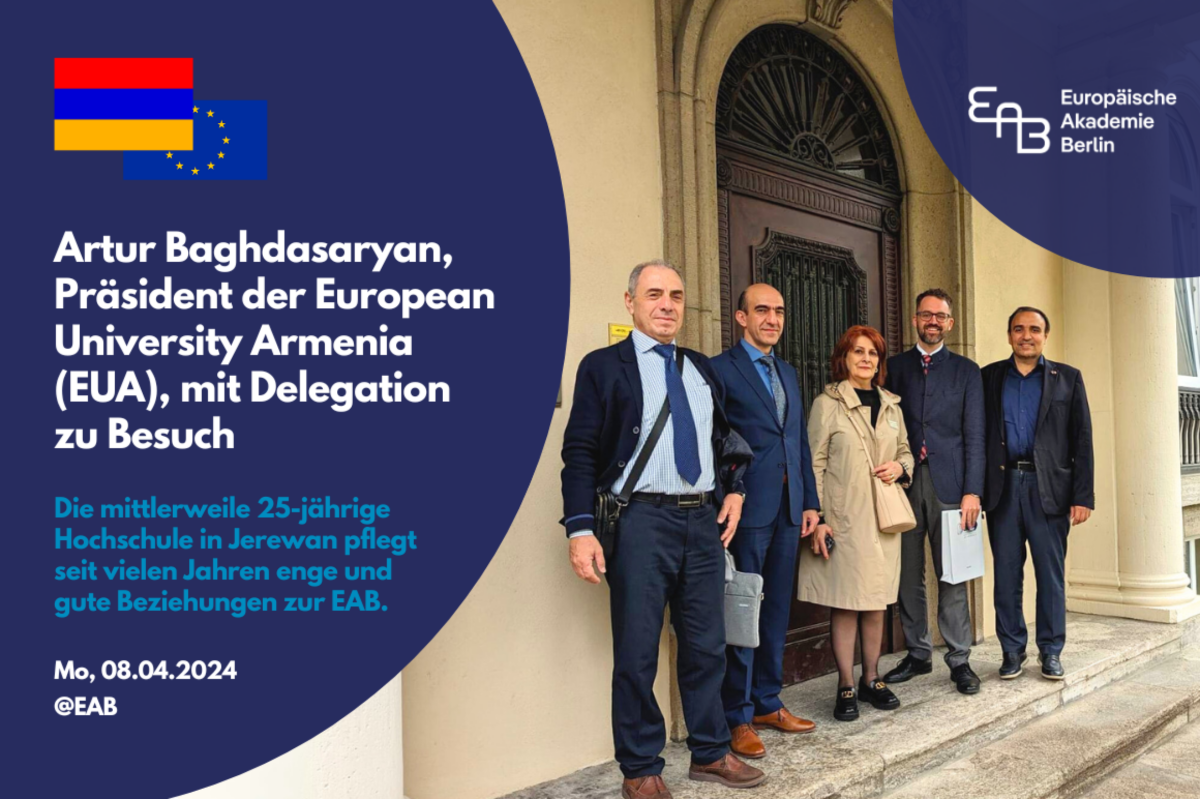 Delegation der European University Armenia besucht EAB